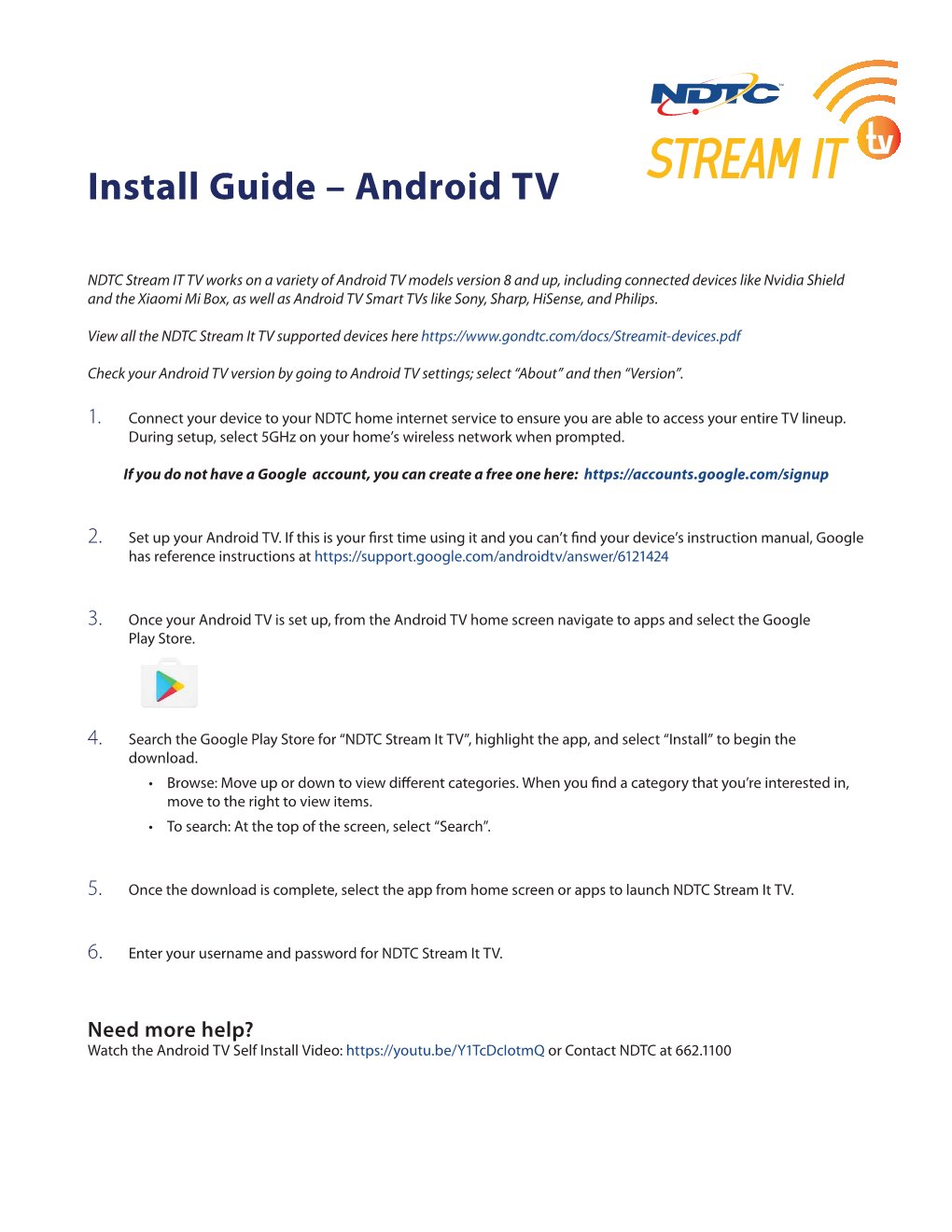 Install Guide – Android TV