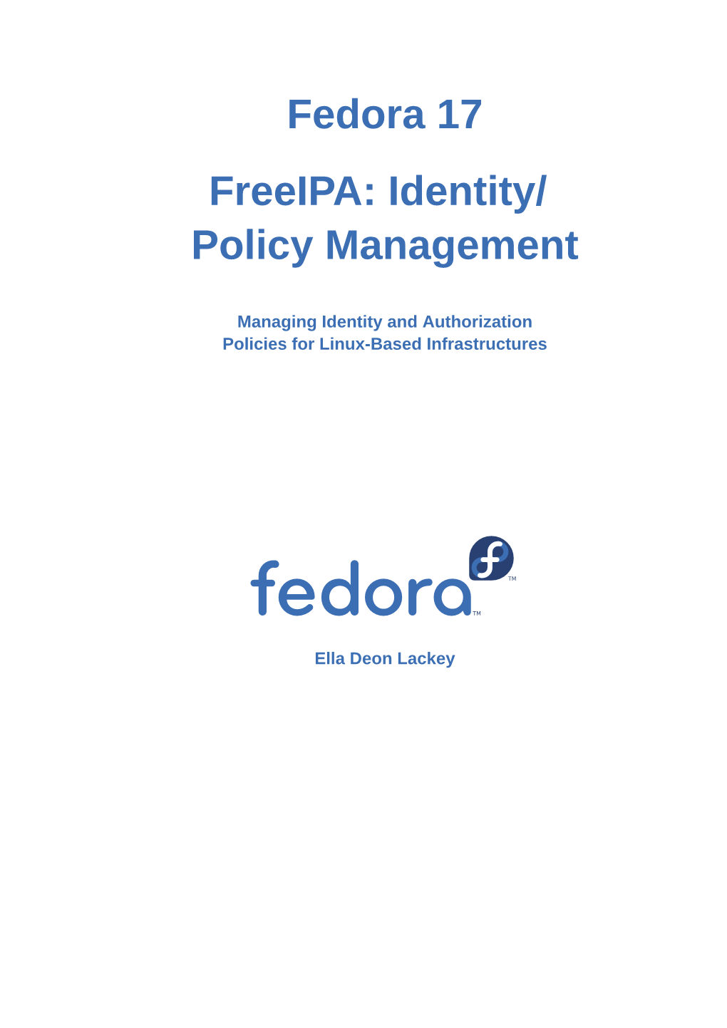 Freeipa: Identity/Policy Management