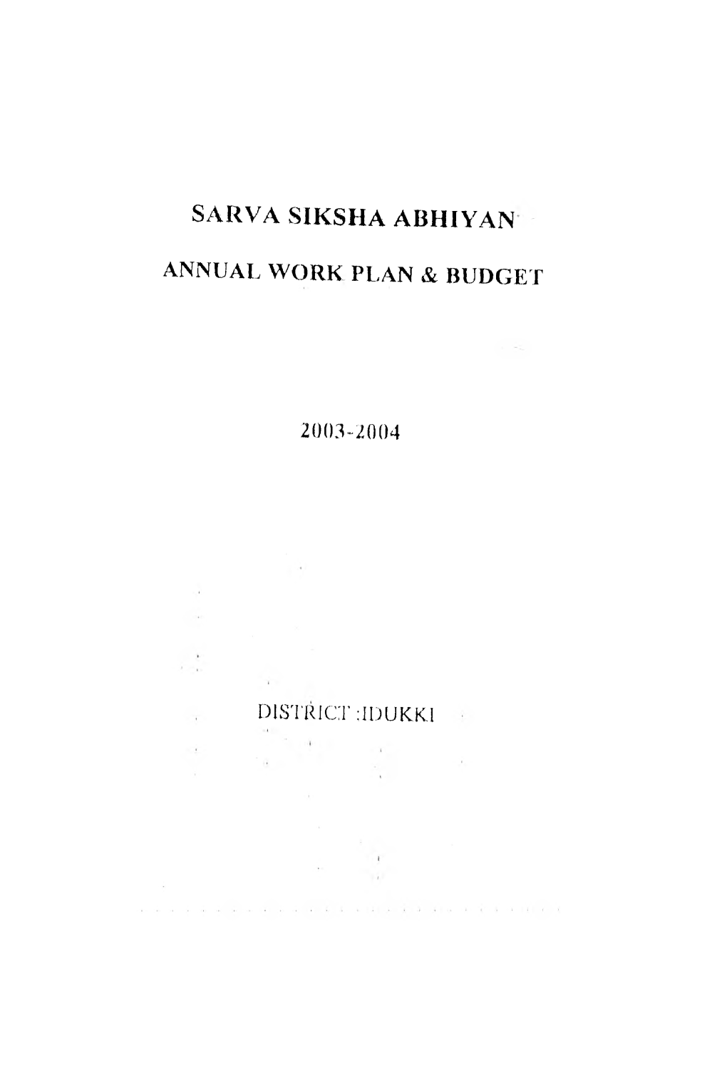 Sarva Siksha Abhiyan