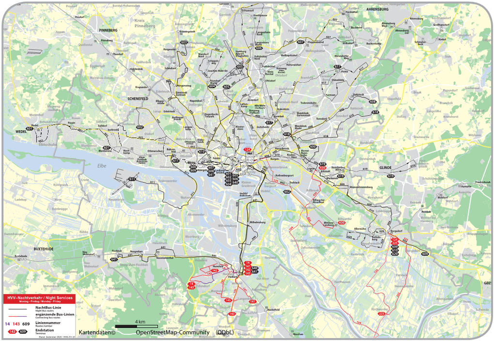 Hvv Plan: Nachtbusse