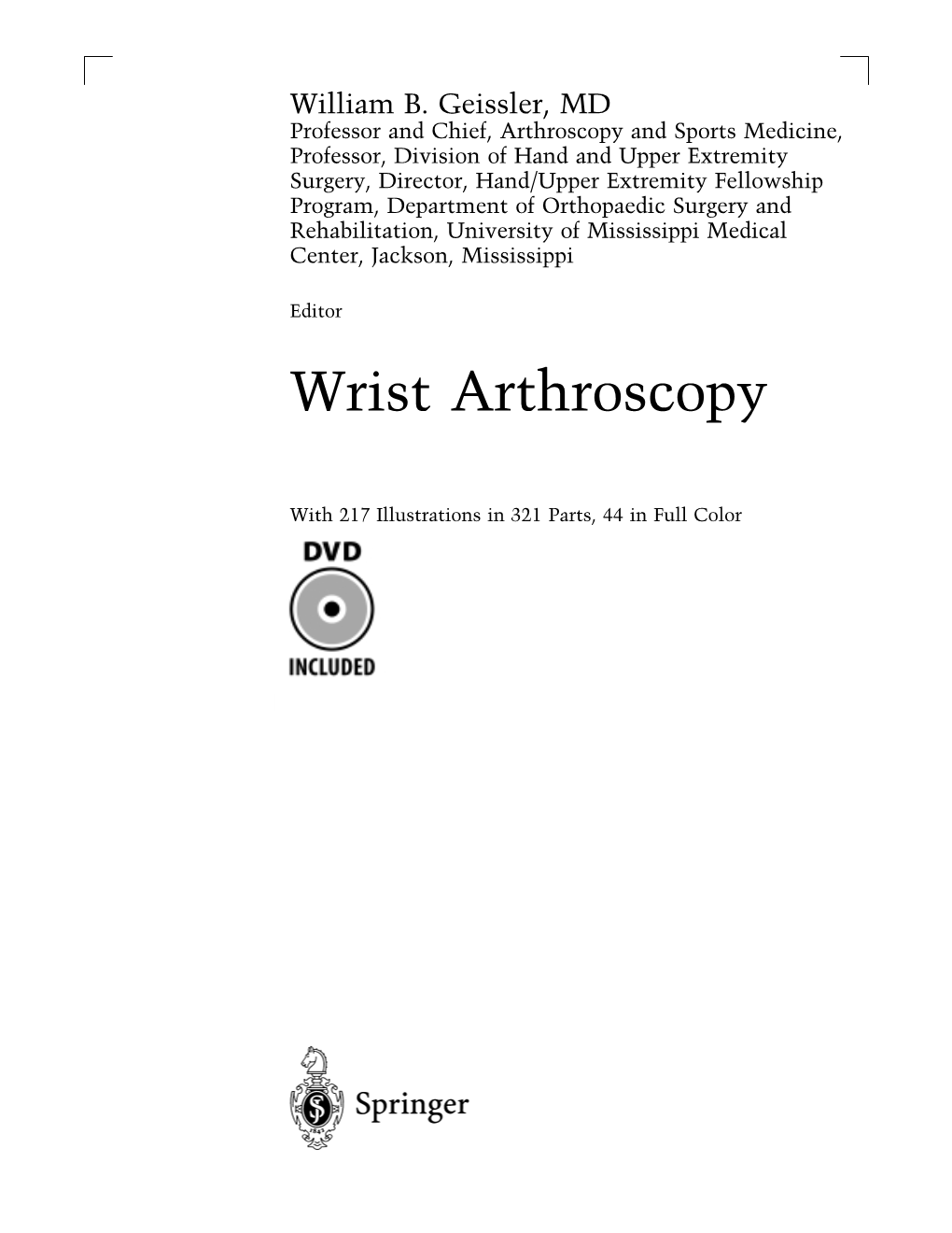 Wrist Arthroscopy