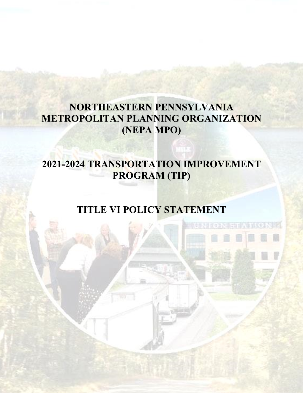 2021-2024 NEPA MPO TIP Title VI Policy Statement