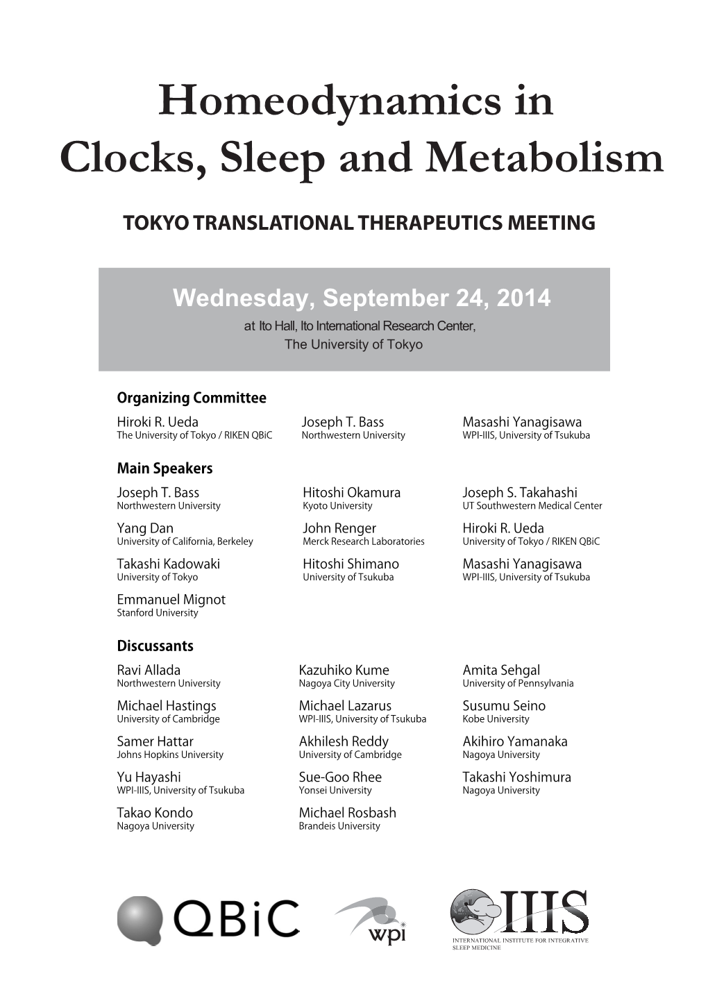 Homeodynamics in Clocks, Sleep and Metabolism