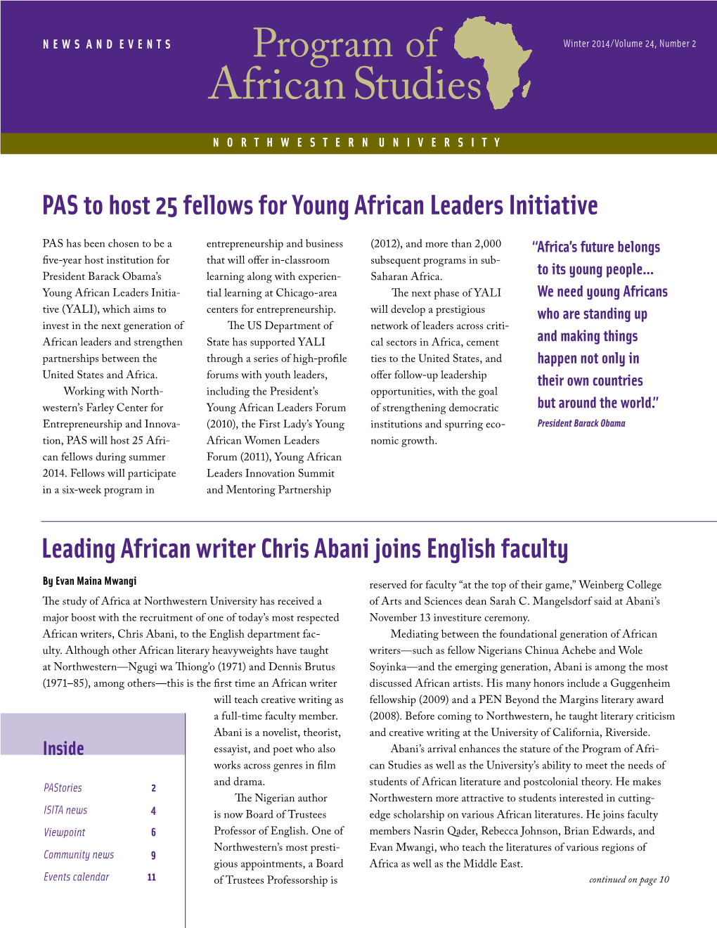 African Studies Northwestern University