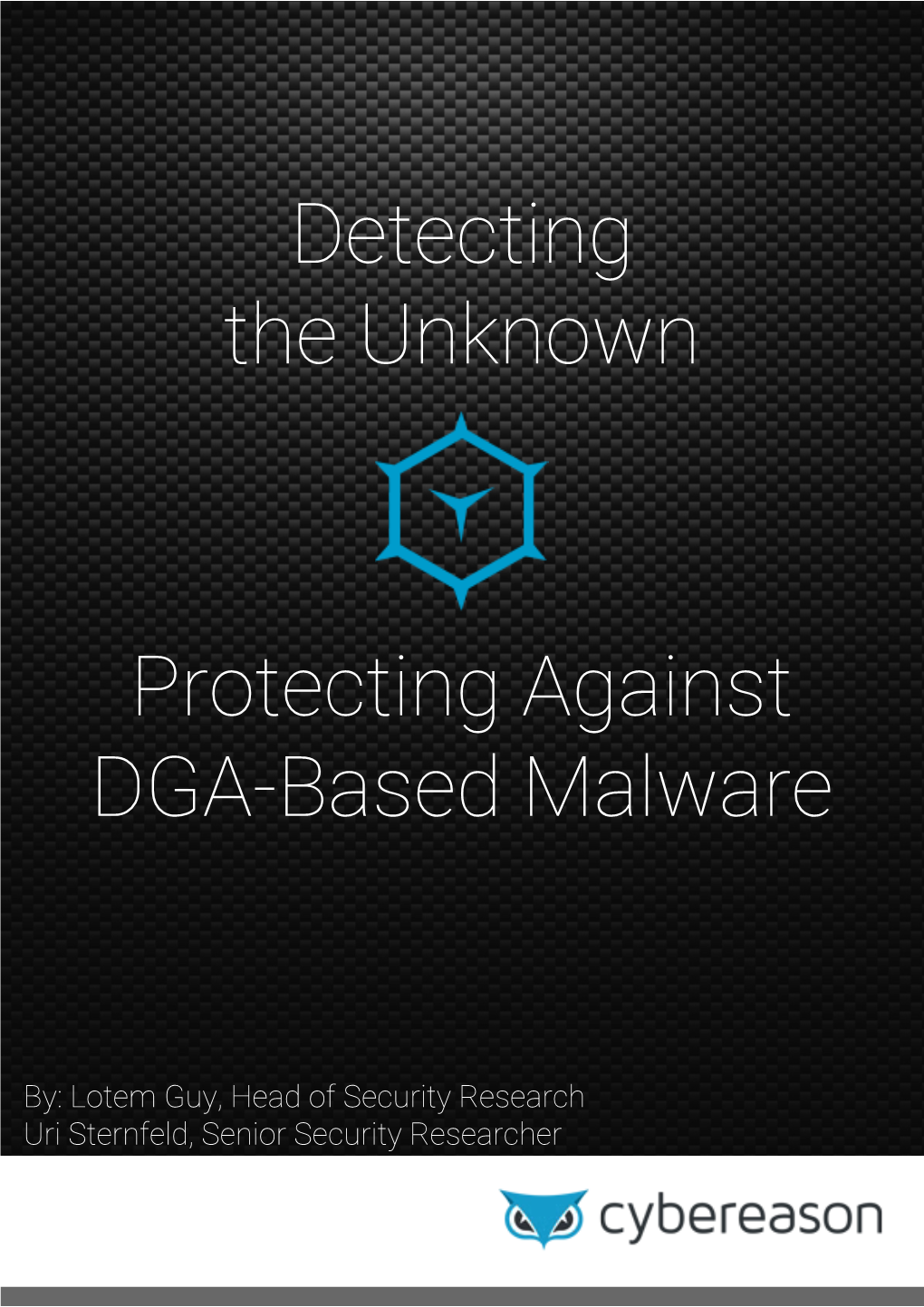 Detecting the Unknown Protecting Against DGA-Based Malware