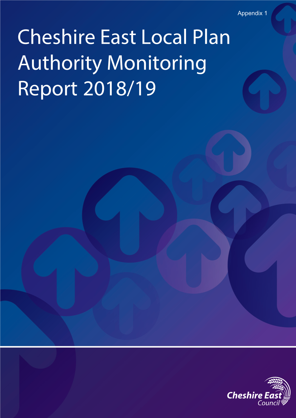 Cheshire East Local Plan Authority Monitoring Report 2018/19 [Page Left Blank for Printing] Chapter