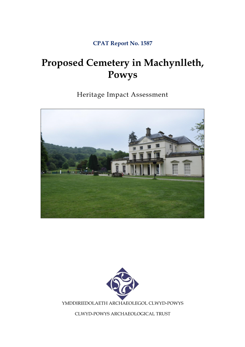 Proposed Cemetery in Machynlleth, Powys