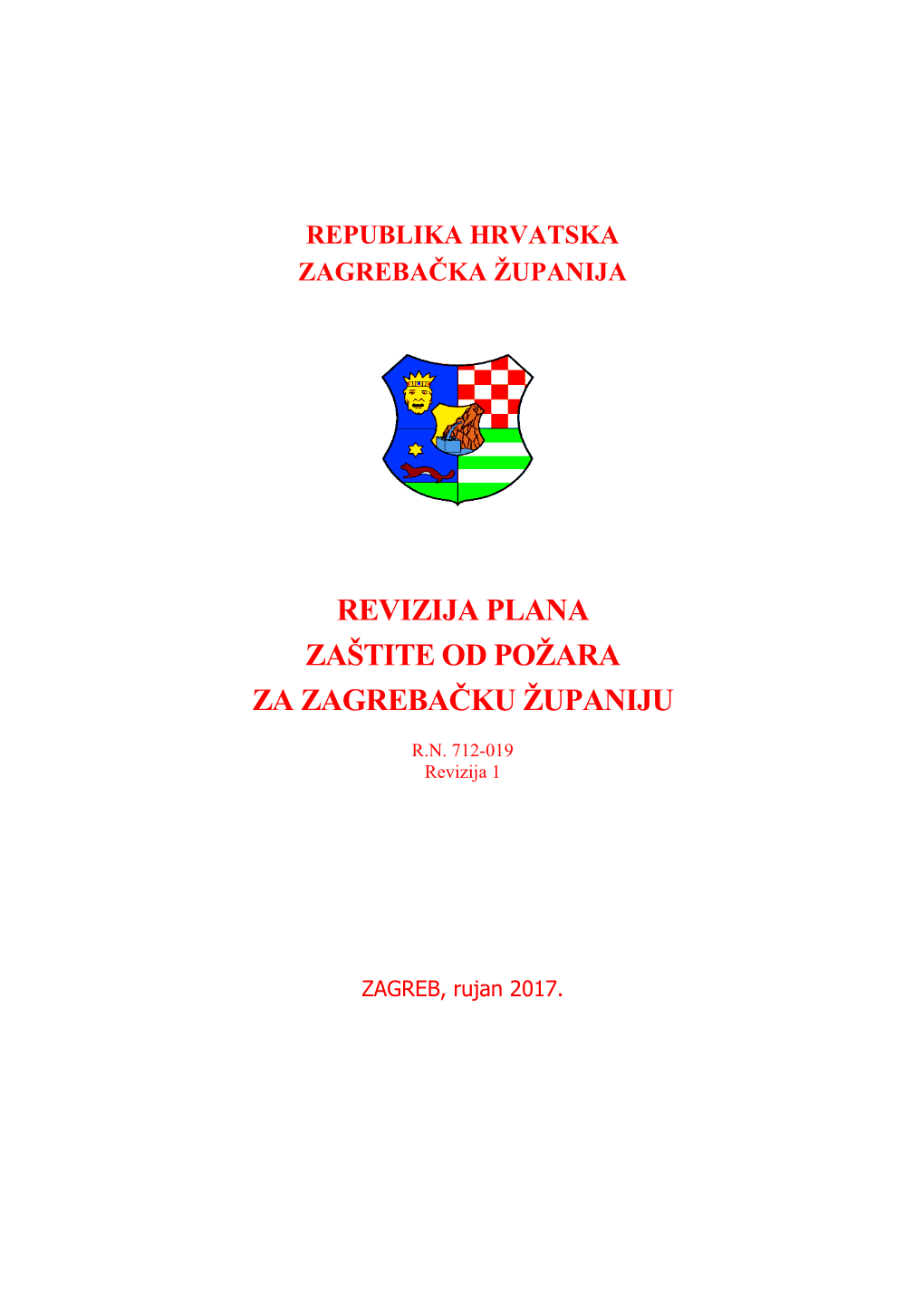 PDF Revizija Plana Zaštite Od Požara Županije