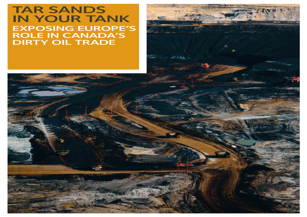 Tar Sands in Your Tank