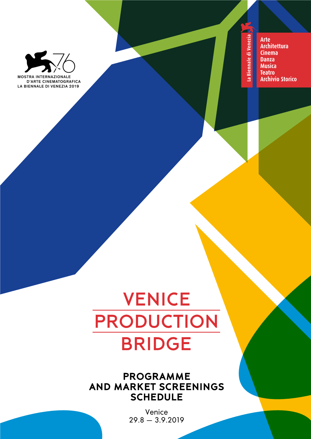 Venice Production Bridge Programme and Market Screenings Schedule 76