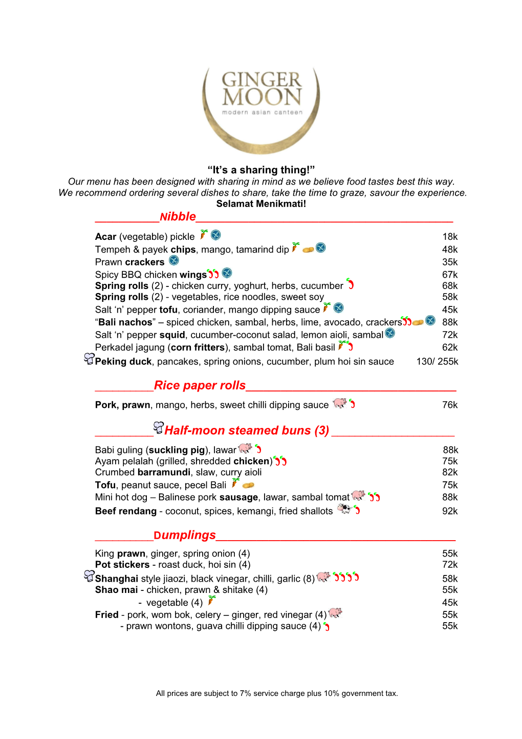 Ginger.Moon.Full.Menu.Pdf