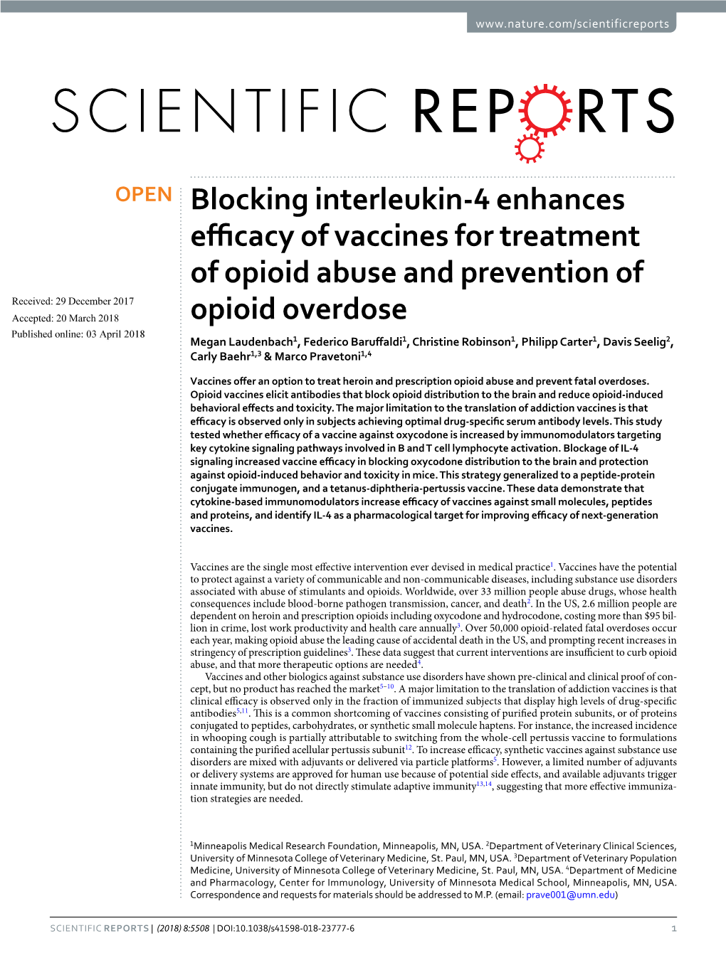 Blocking Interleukin-4 Enhances Efficacy of Vaccines for Treatment Of