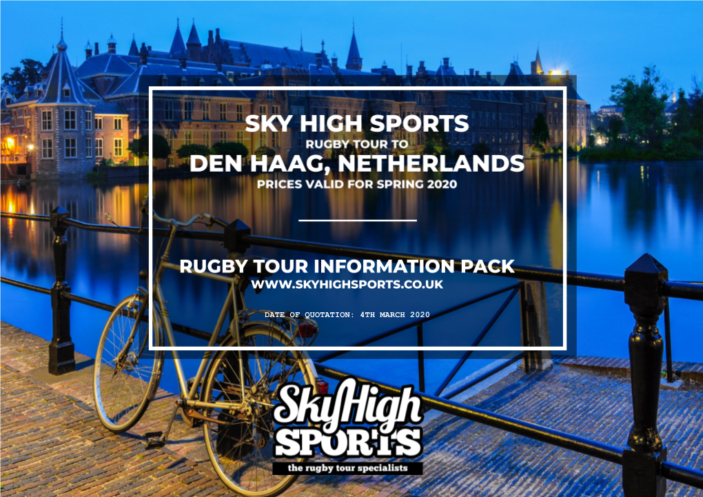 1 Sky High Sports | the Rugby Tour Specialists