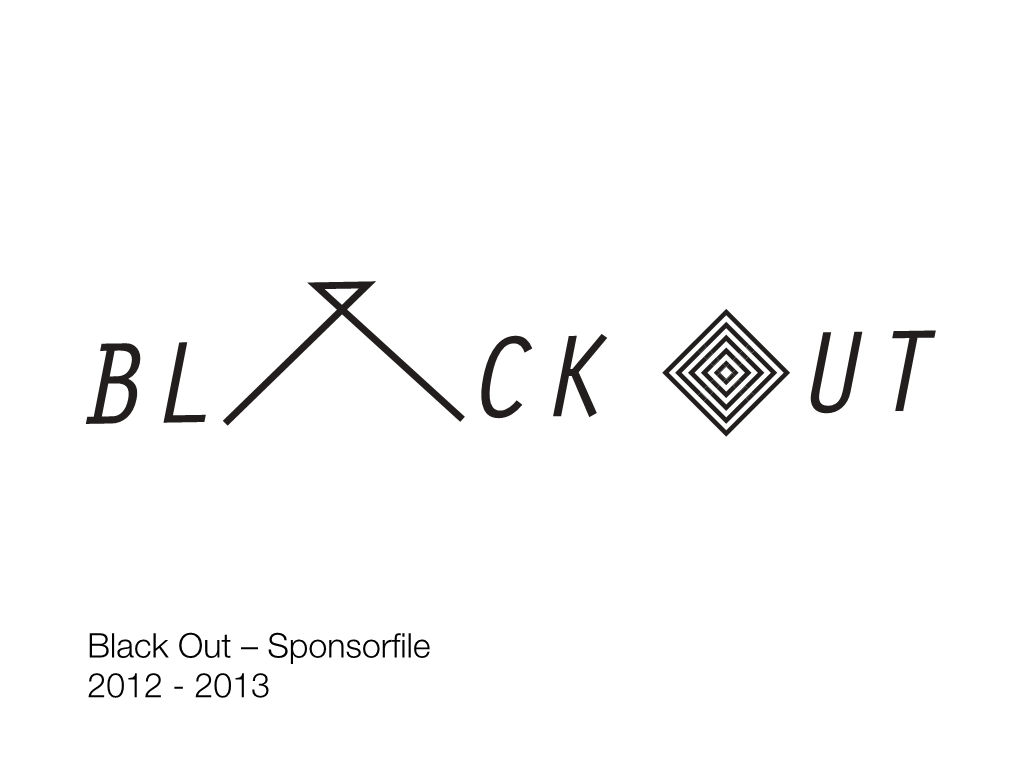 Black out – Sponsorfile 2012