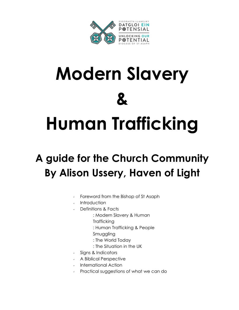 Modern Slavery & Human Trafficking