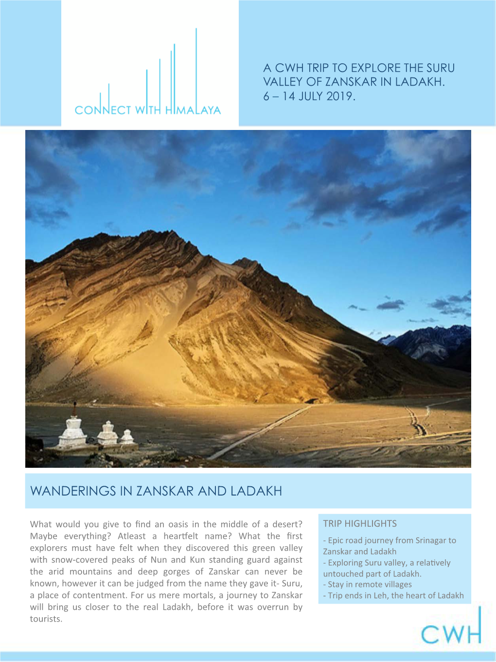 Wanderings in Zanskar and Ladakh