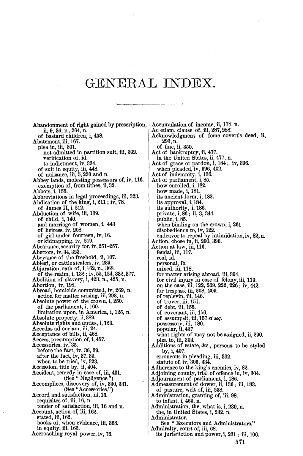 General Index