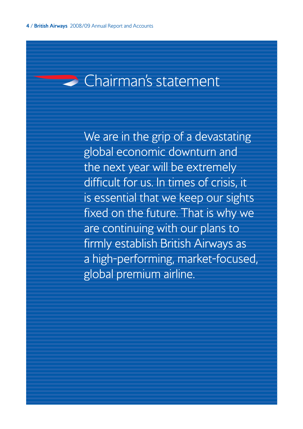 Chairman's Statement