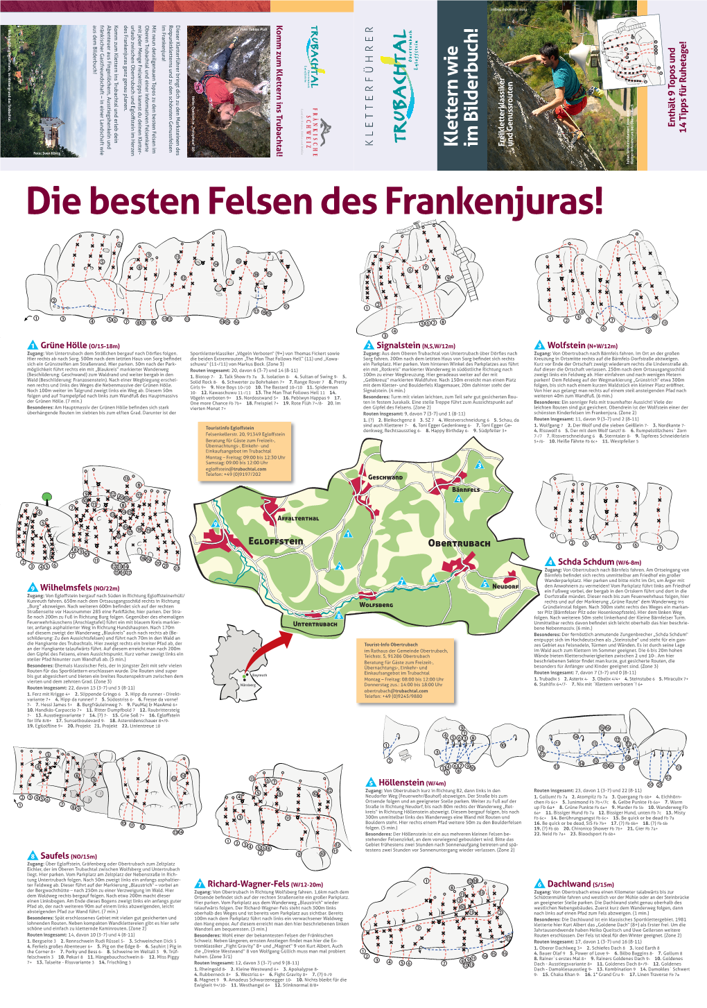 Kletterführer Trubachtal Klettern Wie Im Bilderbuch