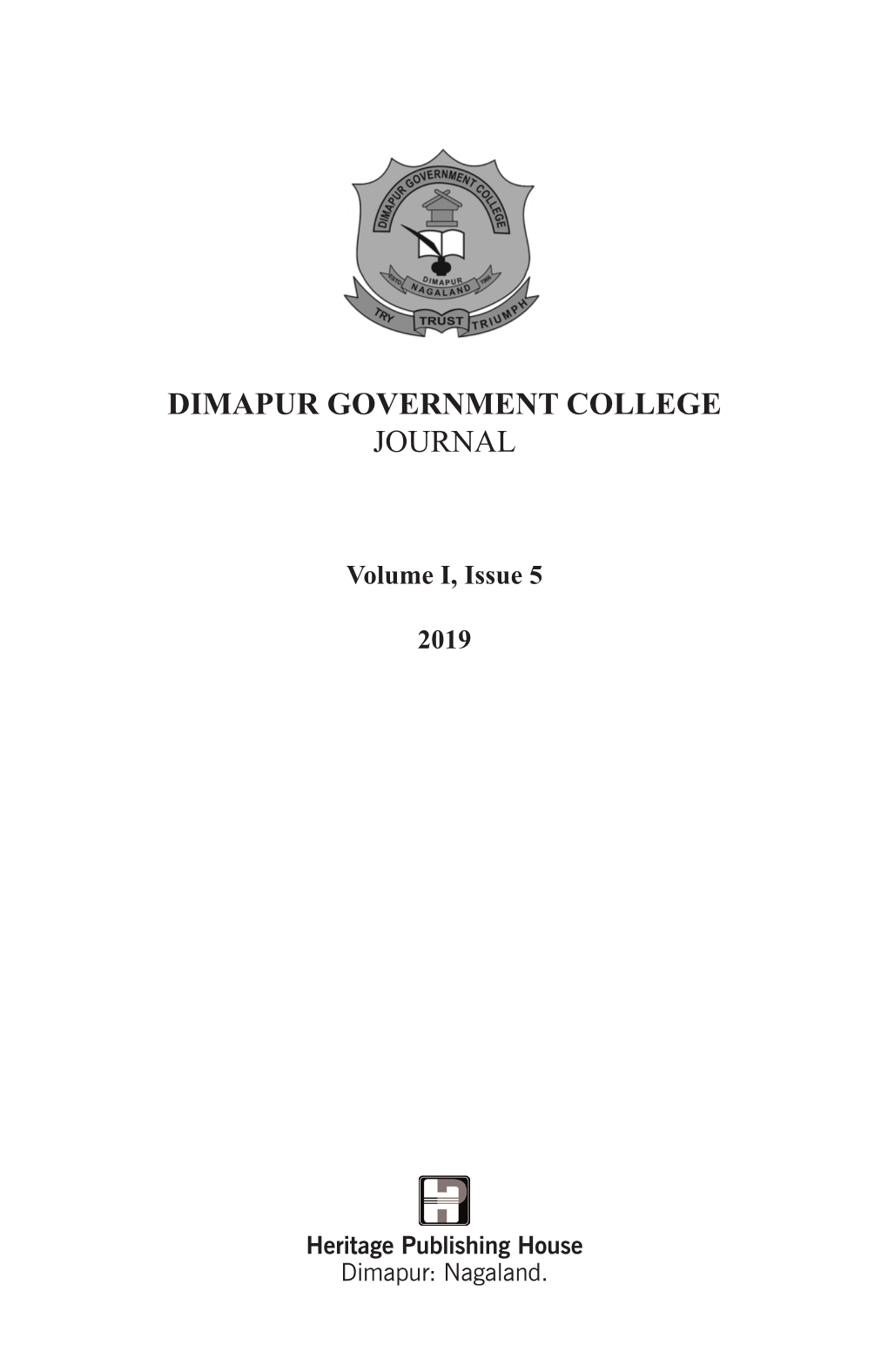 Dimapur Government College Journal