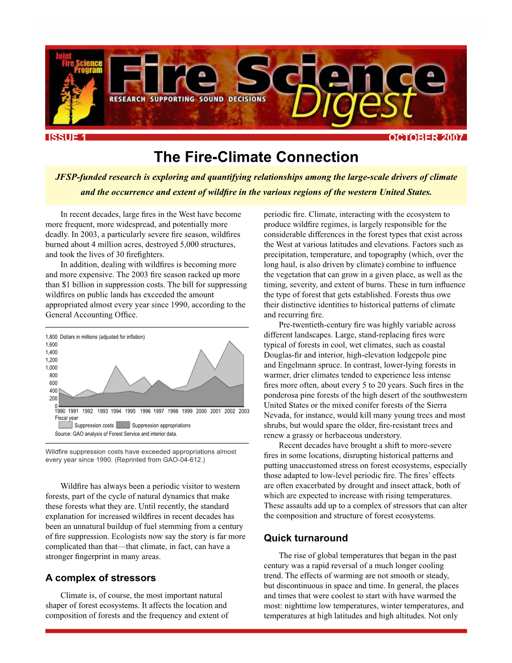 The Fire-Climate Connection