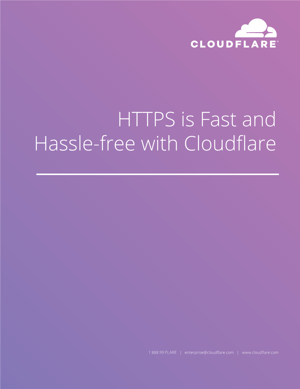HTTPS Is Fast and Hassle-Free with Cloudflare