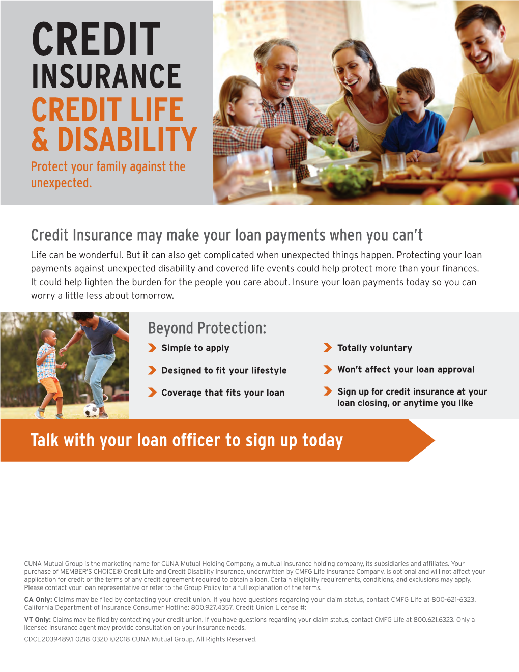 Credit Life and Disability Insurance