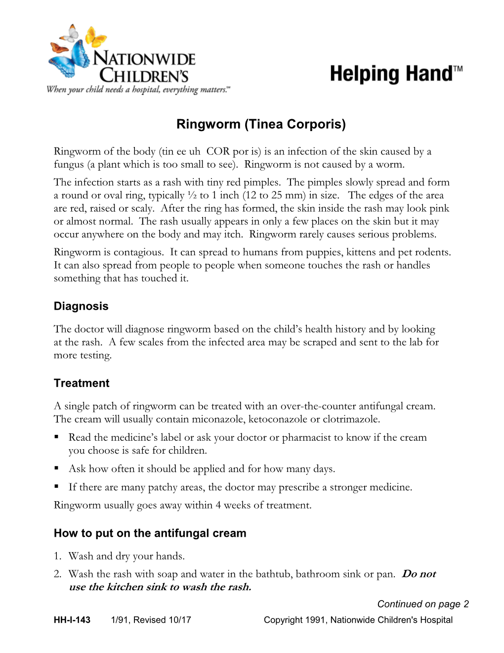 Ringworm (Tinea Corporis)