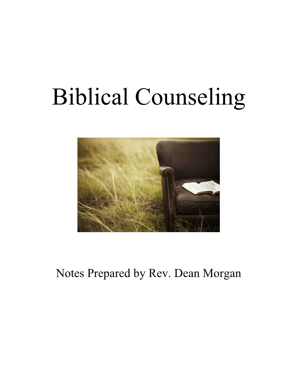 Pastoral Counseling Page, 2