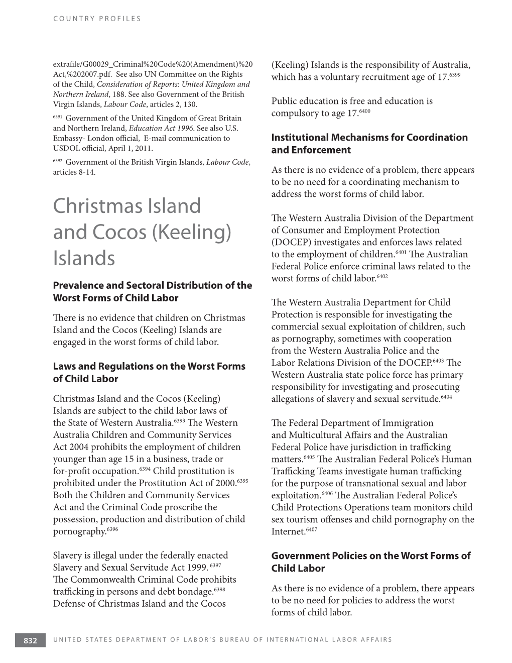 Christmas Island and Cocos (Keeling) Islands