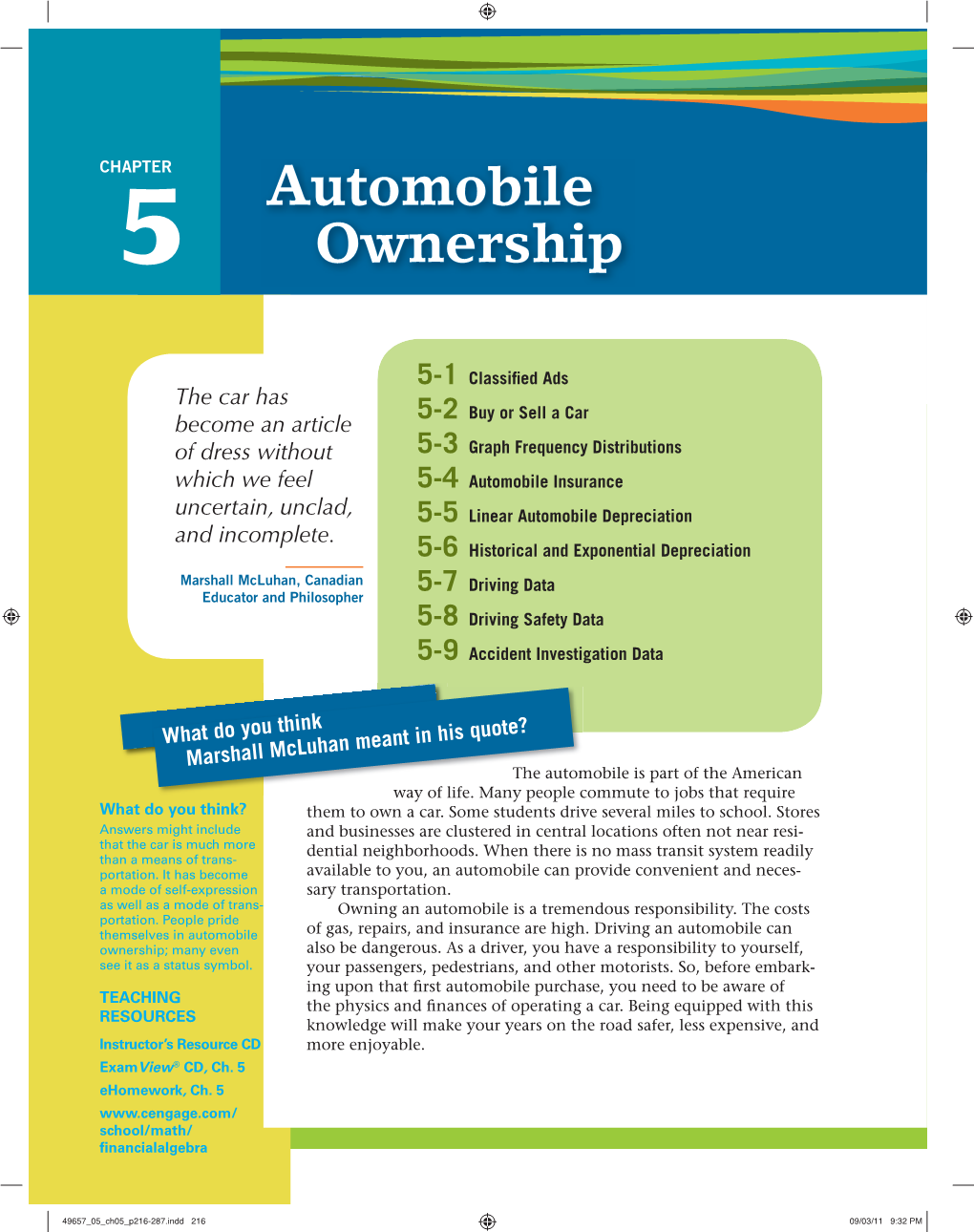 Automobile Ownership