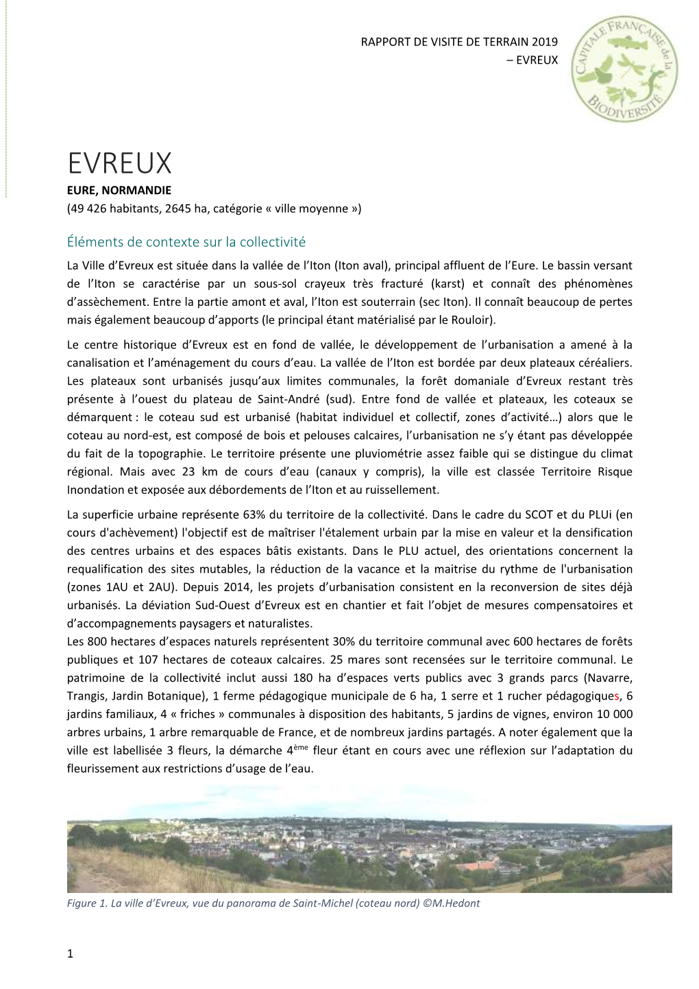 Rapport De Visite De Evreux 2019