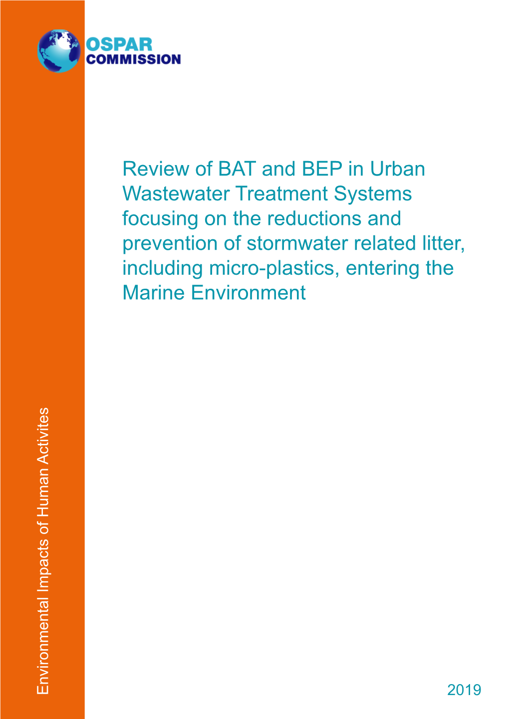 Review of BAT and BEP in Urban Wastewater Treatment Systems