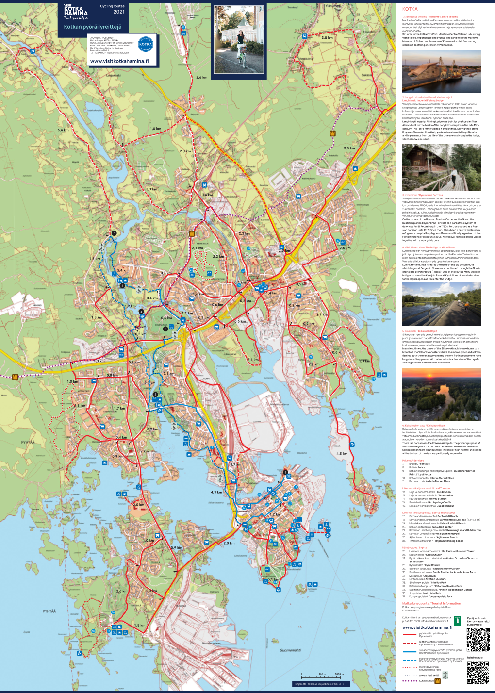 Kotkan Pyöräilyreitit 2021