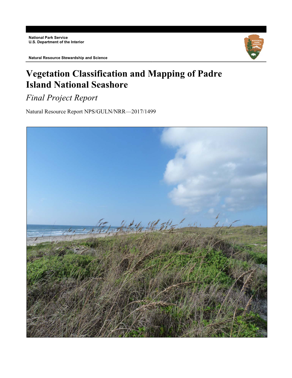 Vegetation Classification and Mapping of Padre Island National Seashore Final Project Report