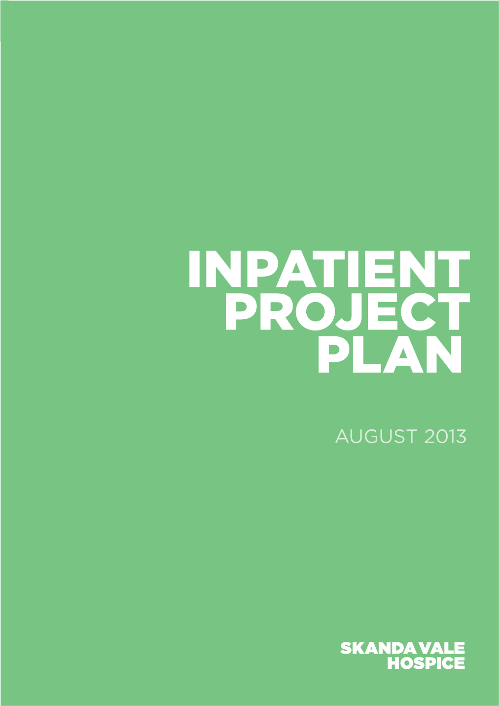 Inpatient Project Plan