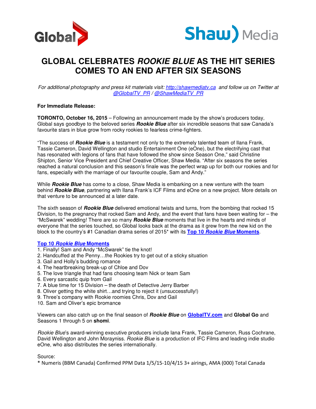 Rookie Blue Goodbye Release Final