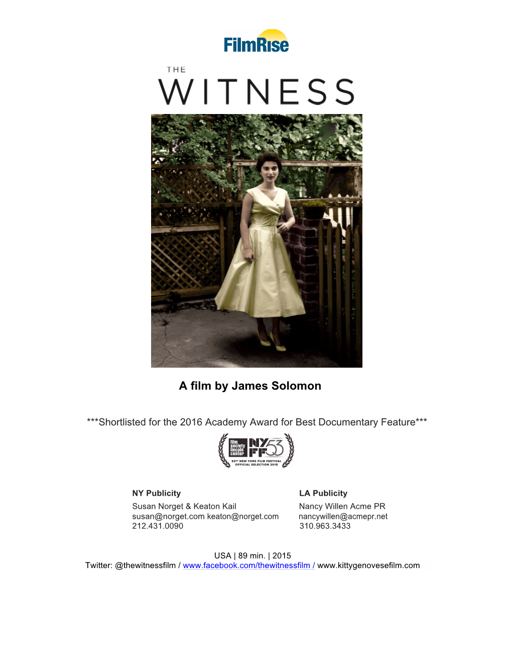 A Film by James Solomon