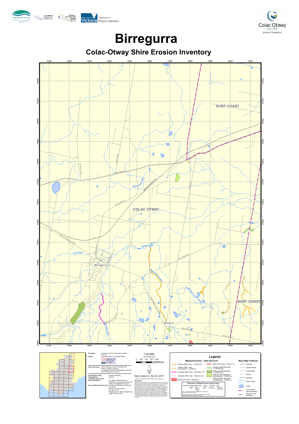 Colac-Otway Shire Erosion Inventory
