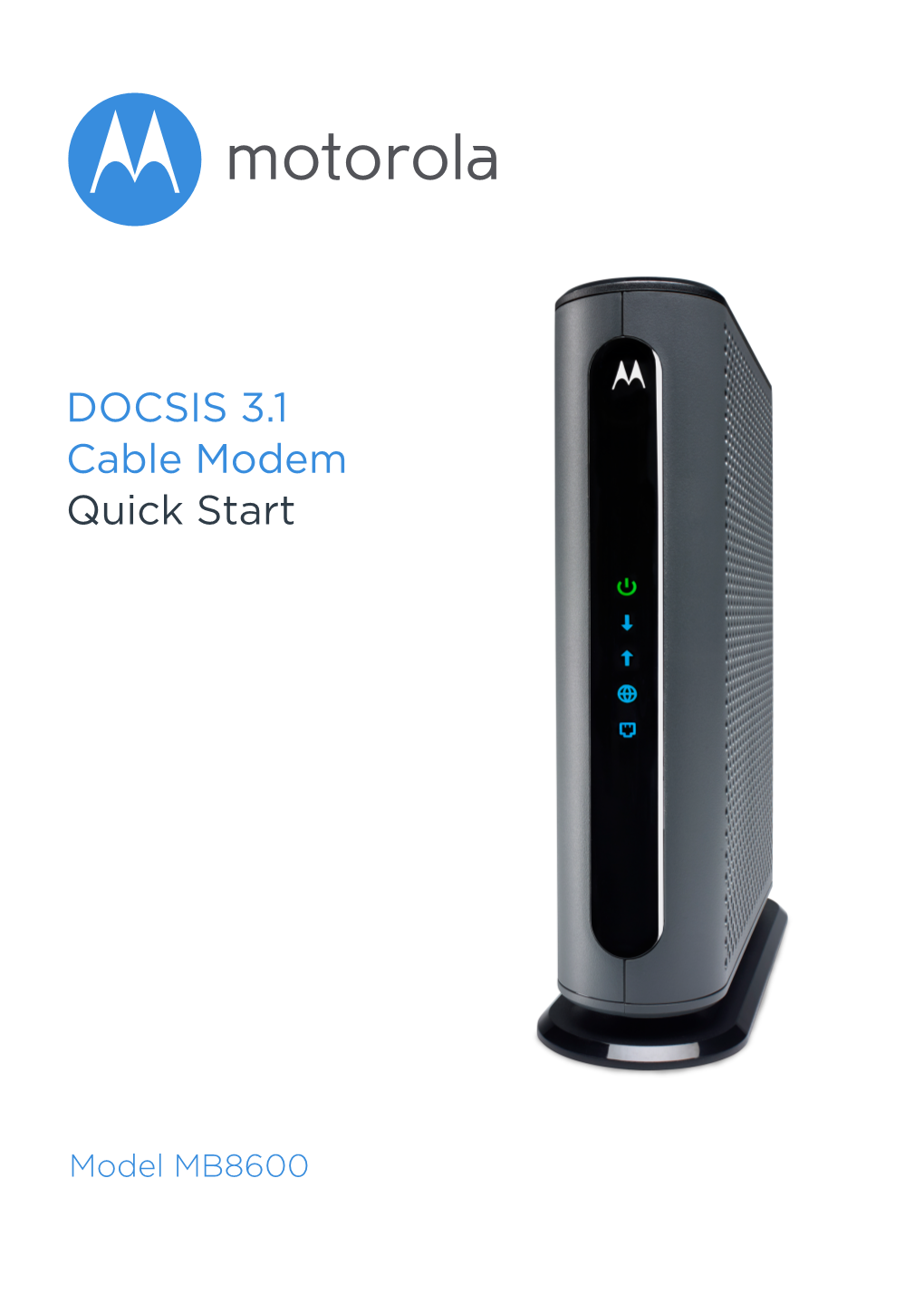 DOCSIS 3.1 Cable Modem Quick Start