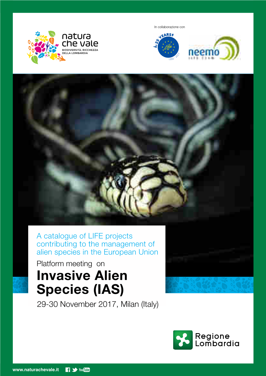 Invasive Alien Species (IAS) 29-30 November 2017, Milan (Italy)
