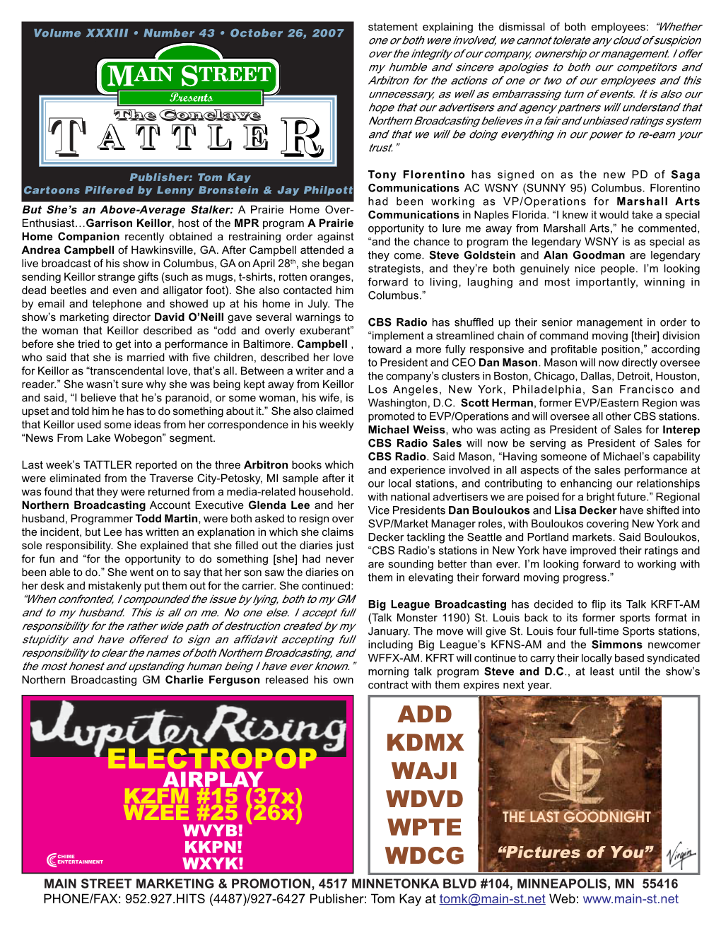 Tattler 10/26