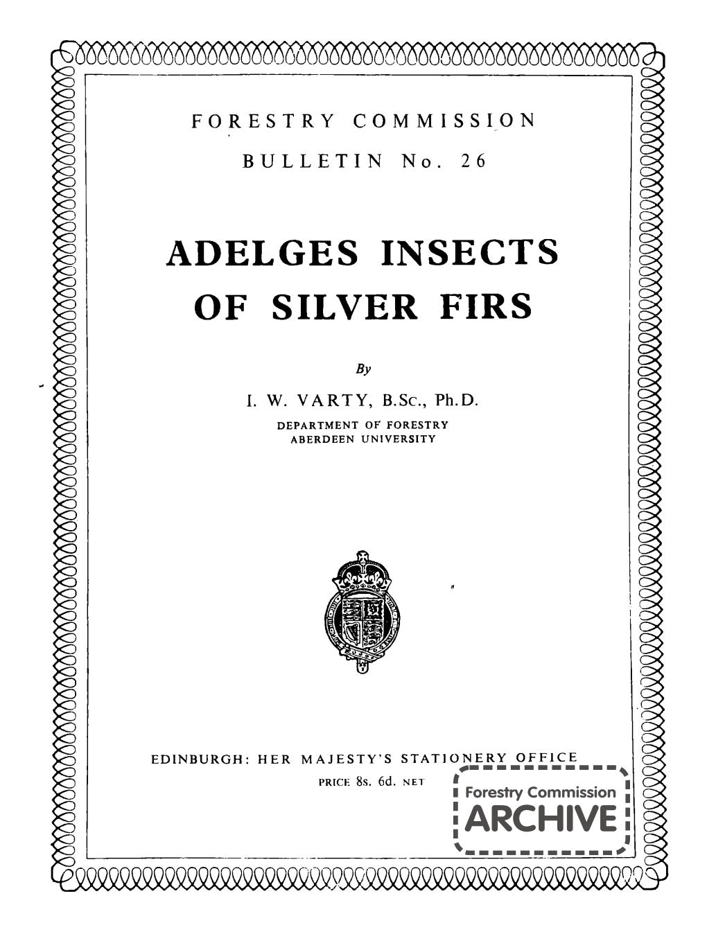 Adelges Insects of Silver Firs