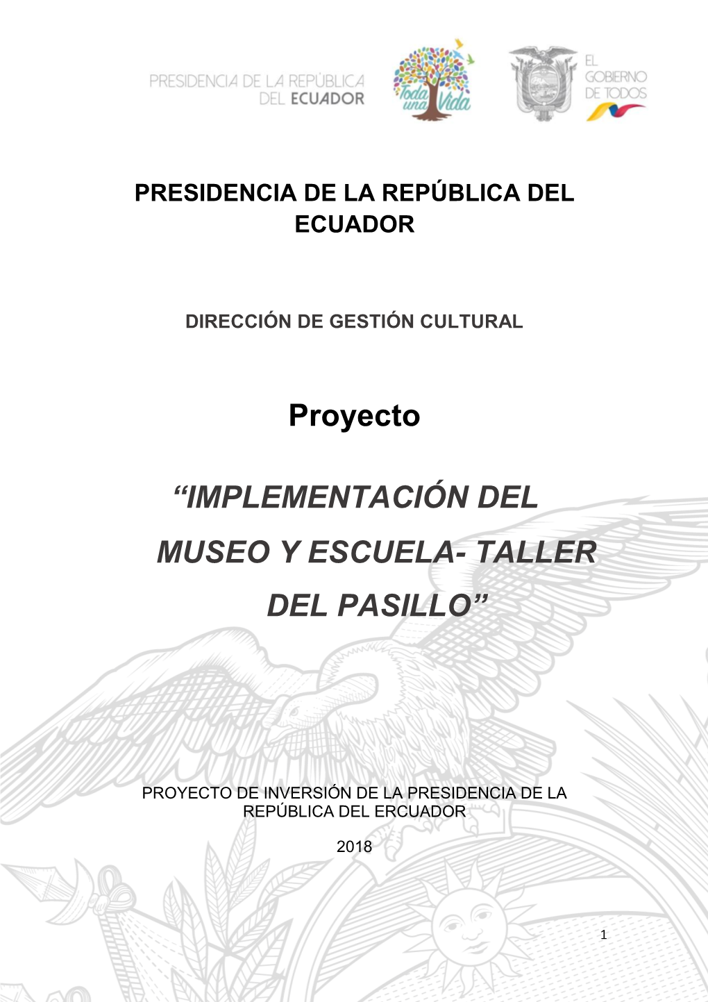 Proyecto Museo Pasillo