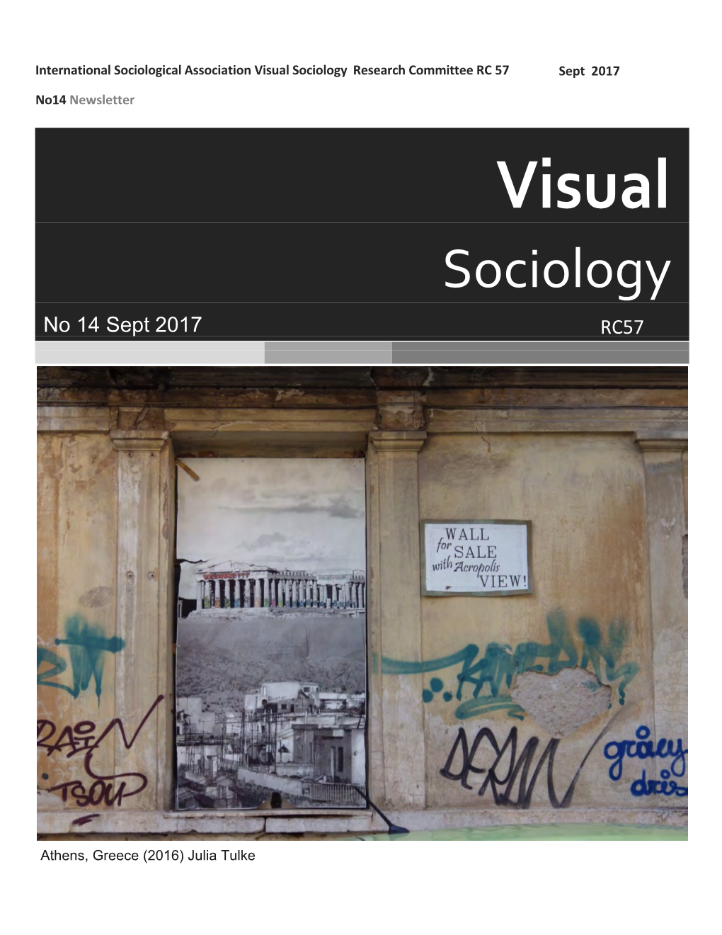 Visual � Sociology�� Research Committee �RC 57 Sept �� 2017