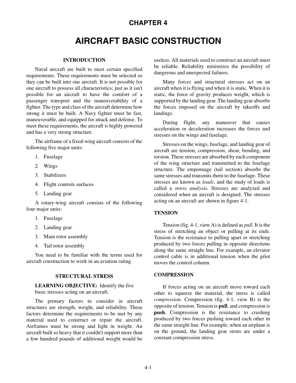 Basic Aircraft Construction