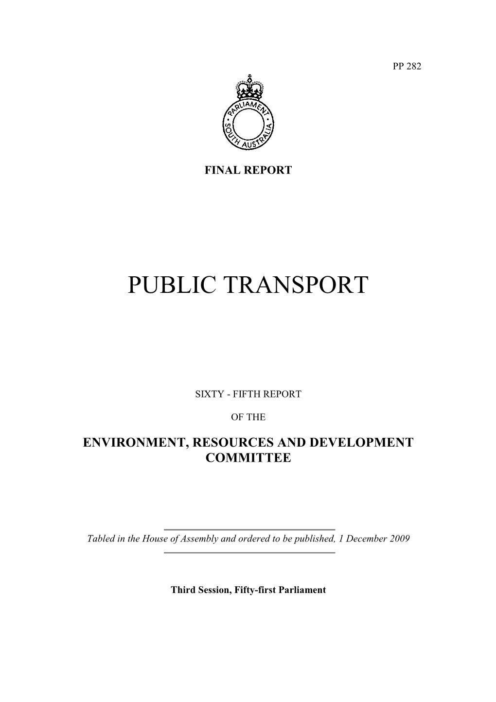 Final Report Public Transport