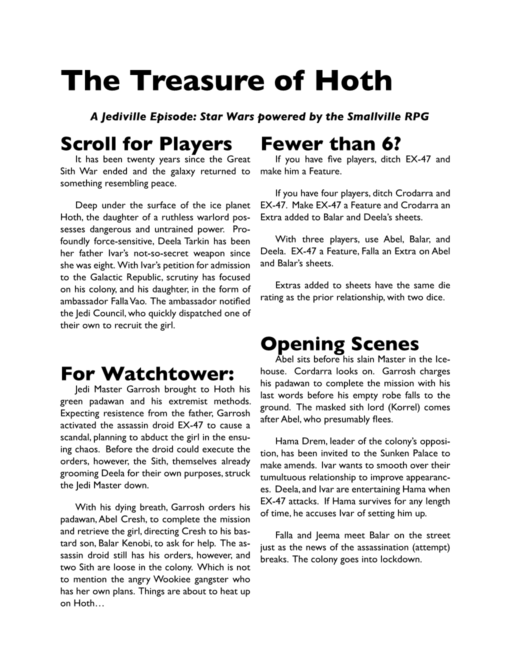 The Treasure of Hoth