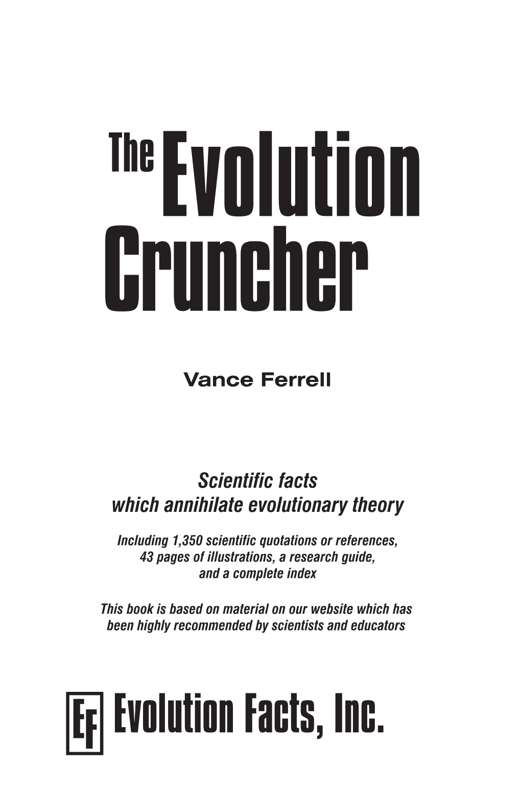 Evolution Cruncher