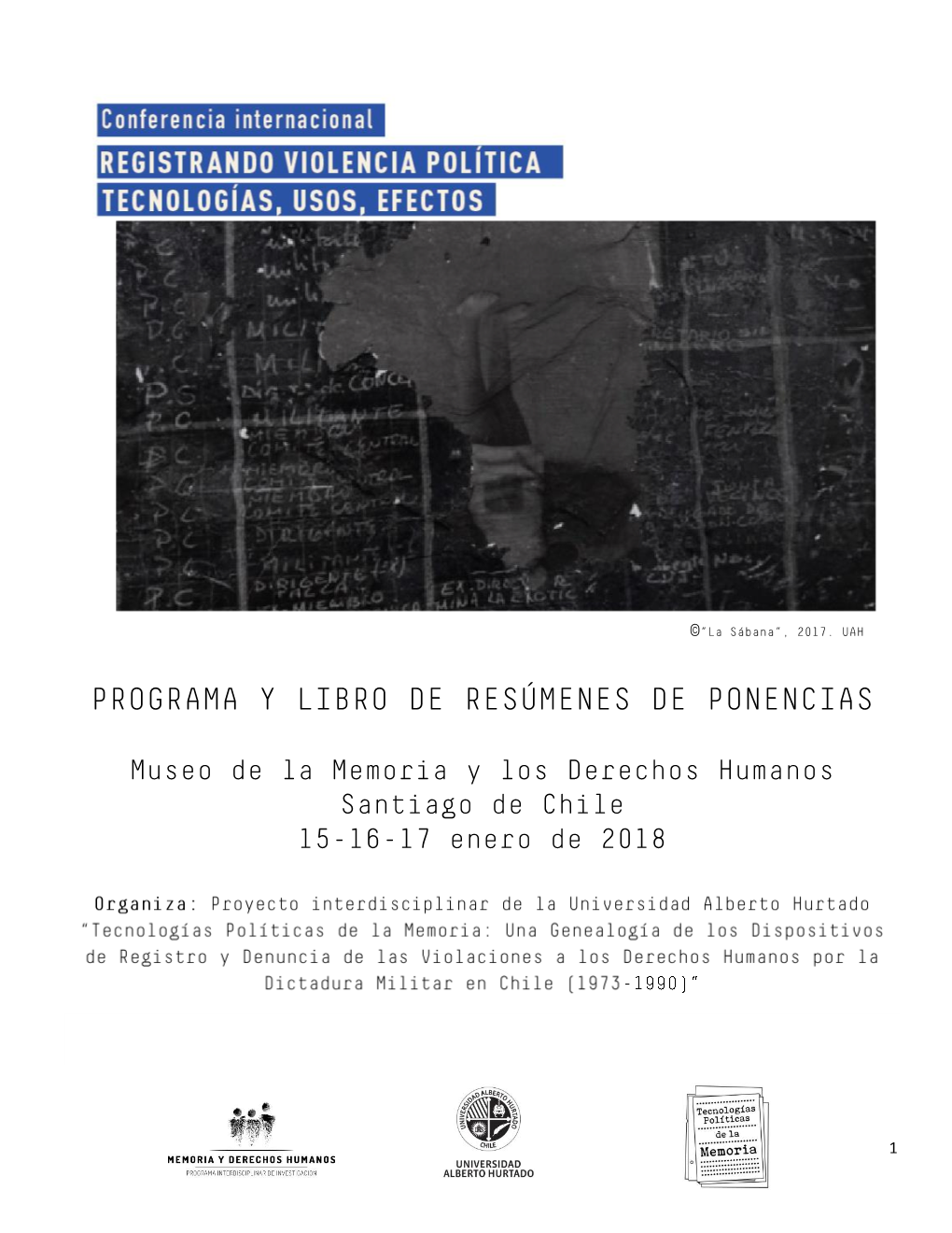 Programa Y Libro De Resúmenes De Ponencias